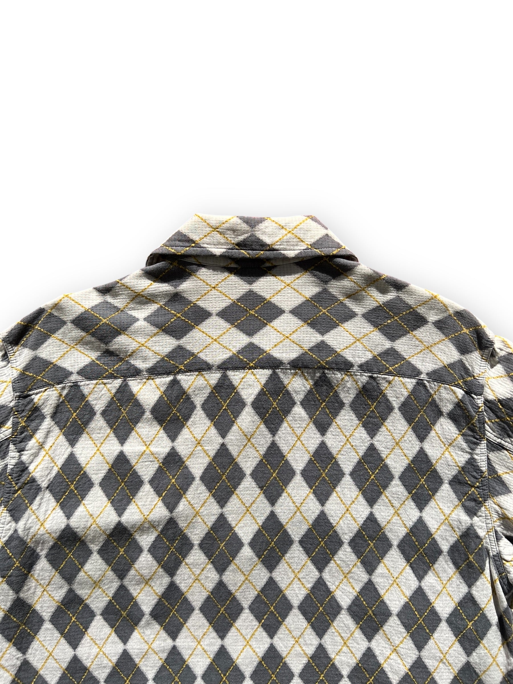 00s GENERAL RESEARCH ARGYLE SHIRT / M