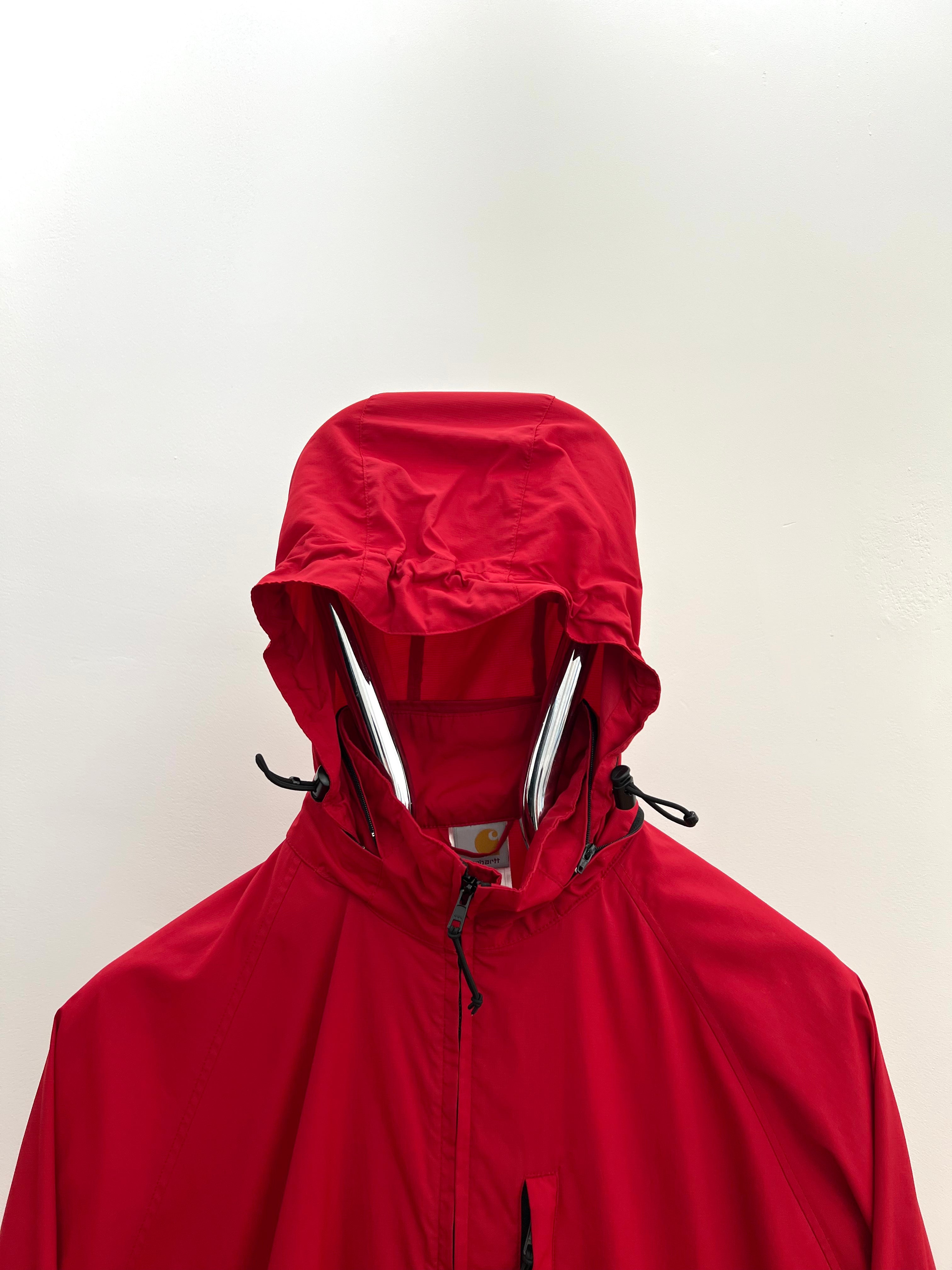 90s Carhartt Nylon Hooded Jacket –  XL