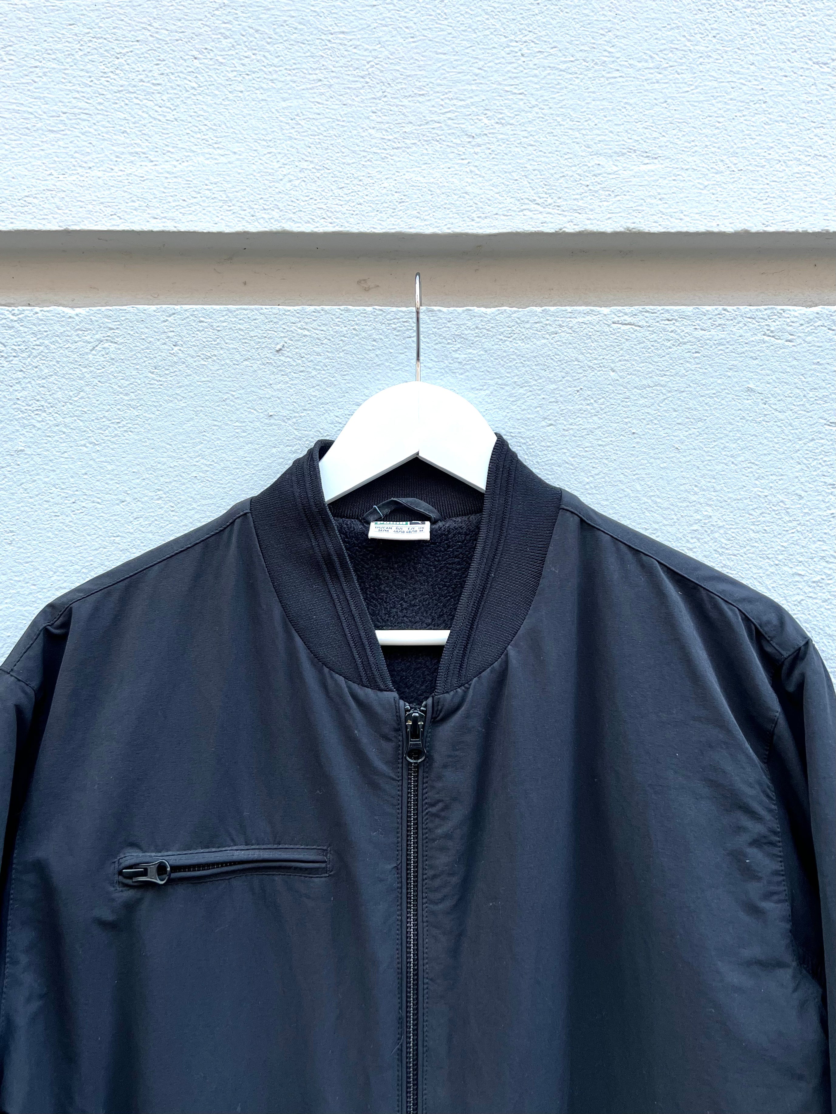 PUMA – Long Nylon Zip Jacket (Black, 2000s)