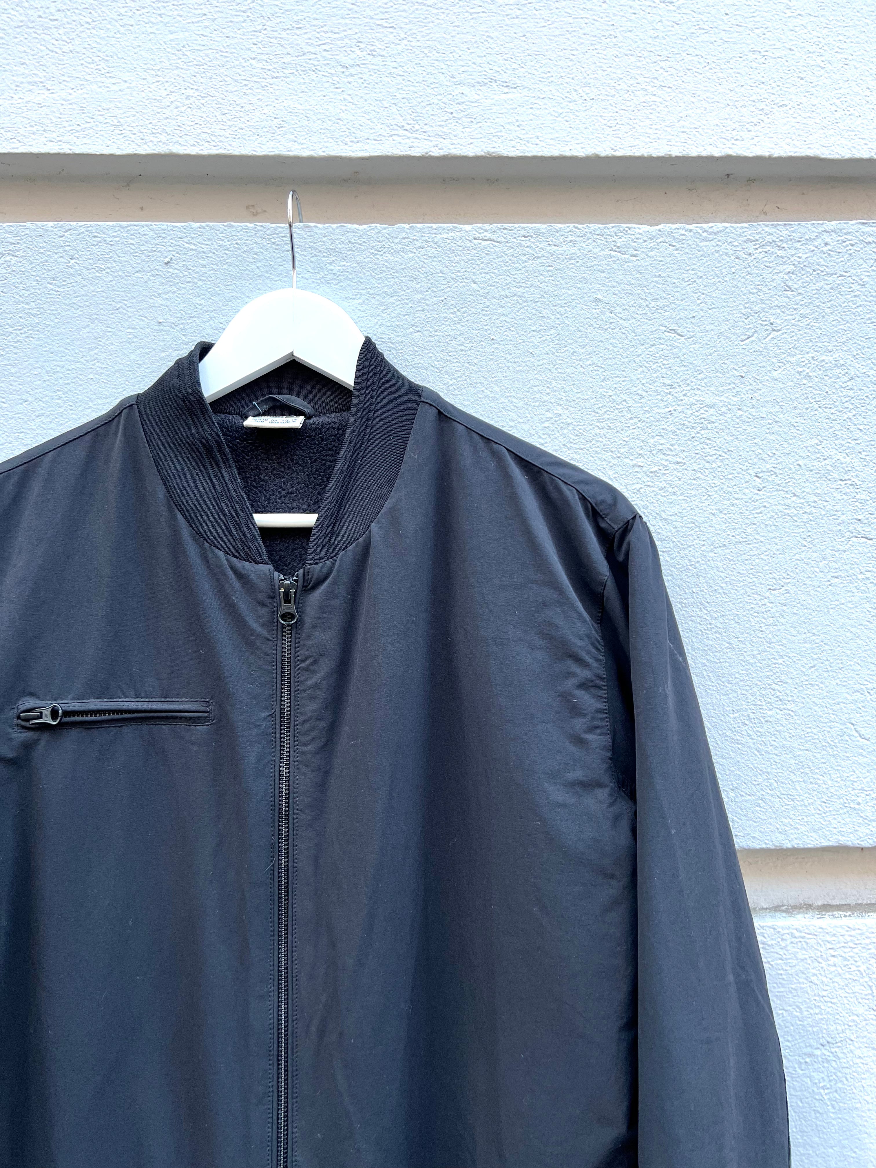 PUMA – Long Nylon Zip Jacket (Black, 2000s)